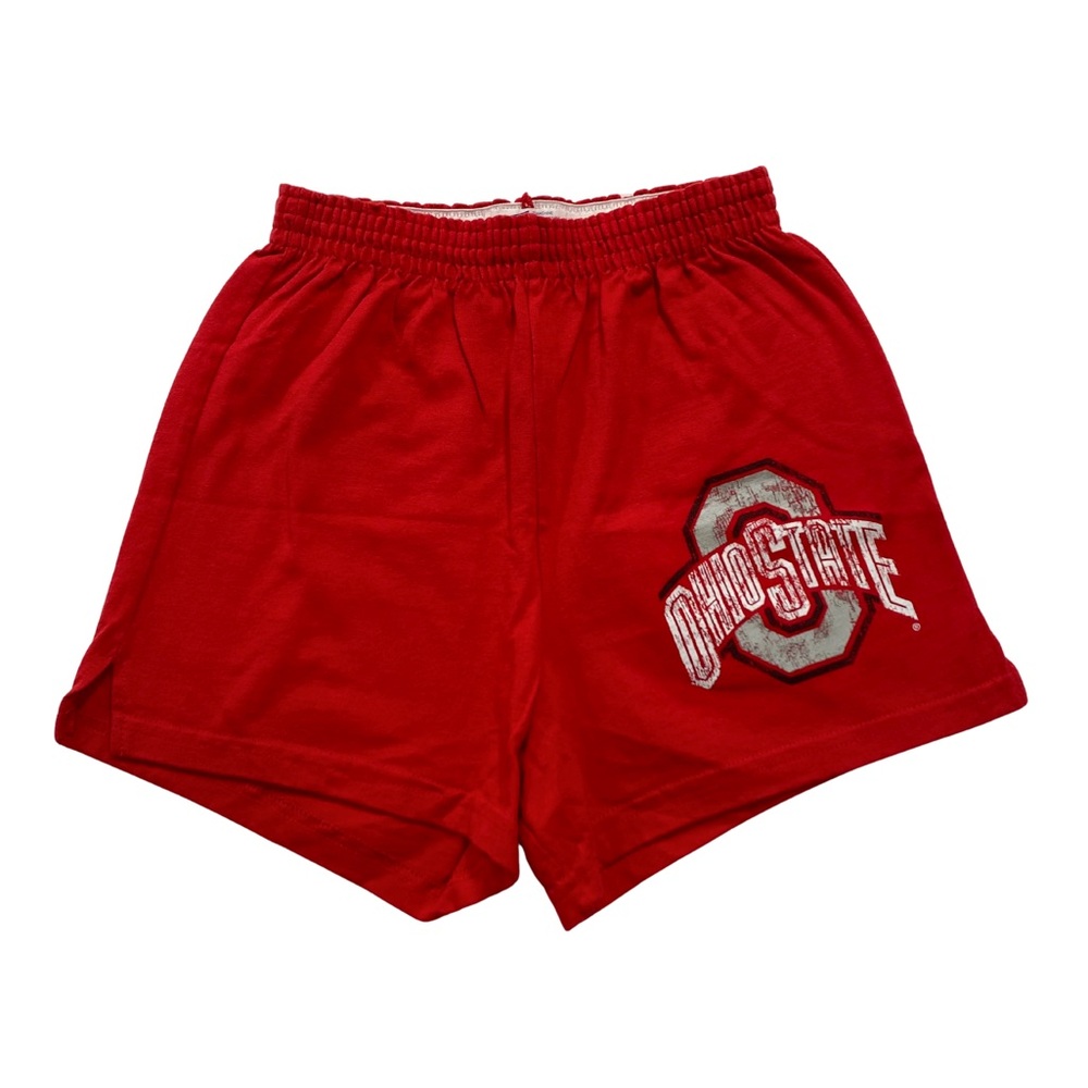 Ohio State Soffe Shorts in Red Cheer Dance Style Block O Logo Size Medium